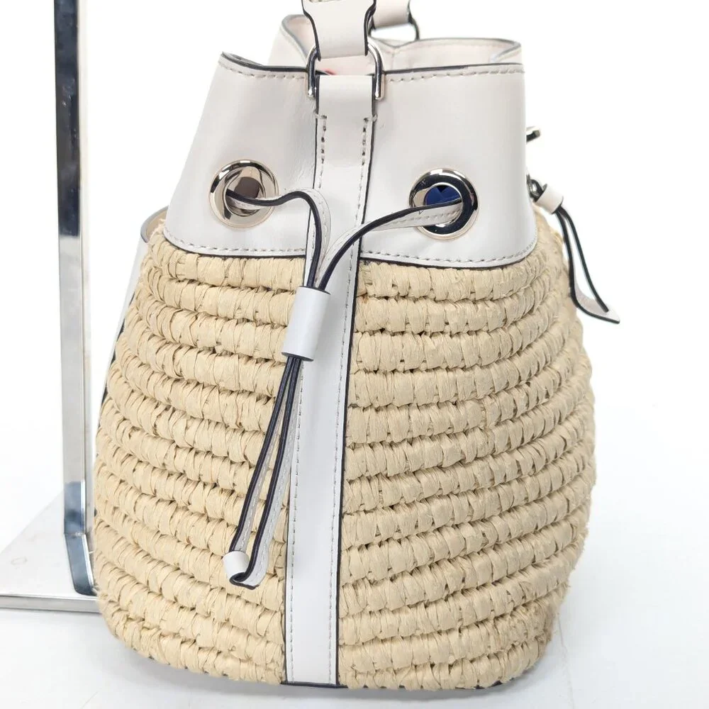 KATE SPADE Wicker Straw Bucket Bag - Picture 6 of 16